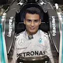 Mercedes reserve driver Pascal Wehrlein (GER). © 2014 Daimler AG
