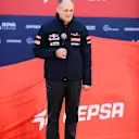 Franz Tost (AUT) Scuderia Toro Rosso Team Principal and the new Scuderia Toro Rosso STR9. Scuderia Toro Rosso STR9 Launch, Jerez, Spain, Monday, 27 January 2014