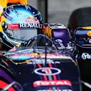 Sebastian Vettel (GER) Red Bull Racing RB10. Formula One Testing, Jerez, Spain, Day One, Tuesday, 28 January 2014