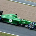 Kamui Kobayashi (JPN) Caterham. Formula One Testing, Jerez, Spain, Day Two, Wednesday, 29 January 2014