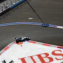 Nico Rosberg (GER) Mercedes AMG F1 W05 runs wide on lap one. Formula One World Championship, Rd16, Russian Grand Prix, Race, Sochi Autodrom, Sochi, Krasnodar Krai, Russia, Sunday, 12 October 2014