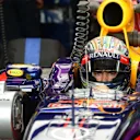 Sebastian Vettel (GER) Red Bull Racing RB10. Formula One World Championship, Rd9, British Grand Prix, Practice, Silverstone, England, Friday, 4 July 2014