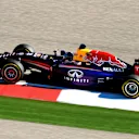 Sebastian Vettel (GER) Red Bull Racing RB10. Formula One World Championship, Rd17, United States Grand Prix, Practice, Austin, Texas, USA, Friday, 31 October 2014