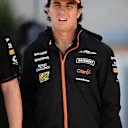 Sergio Perez (MEX) Force India/ Formula One World Championship, Rd17, United States Grand Prix, Practice, Austin, Texas, USA, Friday, 31 October 2014