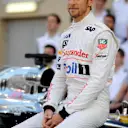 Jenson Button (GBR) McLaren. Formula One World Championship, Rd19, Abu Dhabi Grand Prix, Preparations, Yas Marina Circuit, Abu Dhabi, UAE, Thursday, 20 November 2014