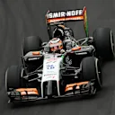 Nico Hulkenberg (GER) Force India VJM07. Formula One World Championship, Rd18, Brazilian Grand Prix, Qualifying, Sao Paulo, Brazil, Saturday, 8 November 2014