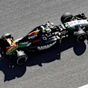 Sergio Perez (MEX) Force India VJM07. Formula One World Championship, Rd17, United States Grand Prix, Practice, Austin, Texas, USA, Friday, 31 October 2014