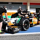 Sergio Perez (MEX) Force India VJM07. Formula One Testing, Day Three, Bahrain International Circuit, Sakhir, Bahrain, Friday, 21 February 2014