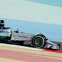 Nico Rosberg (GER) Mercedes AMG F1 W05. Formula One Testing, Day One, Bahrain International Circuit, Sakhir, Bahrain, Thursday, 27 February 2014