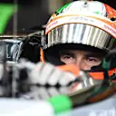 Sergio Perez (MEX) Force India VJM07. Formula One Testing, Day Two, Bahrain International Circuit, Sakhir, Bahrain, Friday, 28 February 2014