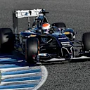 Adrian Sutil (GER) Sauber C33. Formula One Testing, Jerez, Spain, Day Three, Thursday, 30 January 2014