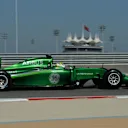 Marcus Ericsson (SWE) Caterham CT05. Formula One Testing, Day Three, Bahrain International Circuit, Sakhir, Bahrain, Friday, 21 February 2014