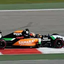 Nico Hulkenberg (GER) Force India VJM07. Formula One Testing, Day Three, Bahrain International Circuit, Sakhir, Bahrain, Saturday, 1 March 2014