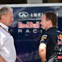 (L to R): Dr Helmut Marko (AUT) Red Bull Motorsport Consultant and Christian Horner (GBR) Red Bull Racing Team Principal. Formula One World Championship, Rd1, Australian Grand Prix, Practice, Albert Park, Melbourne, Australia, Friday, 14 March 2014