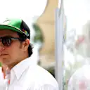 Sergio Perez (MEX) Force India. Formula One World Championship, Rd2, Malaysian Grand Prix, Preparations, Sepang, Malaysia, Thursday, 27 March 2014