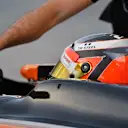 Nico Hulkenberg (GER) Force India VJM07. Formula One Testing, Day Two, Bahrain International Circuit, Sakhir, Bahrain, Thursday, 20 February 2014