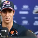 Daniel Ricciardo (AUS) Red Bull Racing talks with the media. Formula One World Championship, Rd2, Malaysian Grand Prix, Preparations, Sepang, Malaysia, Thursday, 27 March 2014