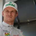 Nico Hulkenberg (GER) Force India F1. Formula One Testing, Day Four, Bahrain International Circuit, Sakhir, Bahrain, Sunday, 2 March 2014