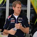 Sebastian Vettel (GER) Red Bull Racing. Formula One World Championship, Rd2, Malaysian Grand Prix, Practice, Sepang, Malaysia, Friday, 28 March 2014