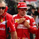 Fernando Alonso (ESP) Ferrari on the grid. Formula One World Championship, Rd2, Malaysian Grand Prix, Race, Sepang, Malaysia, Sunday, 30 March 2014
