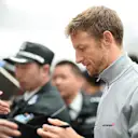 Jenson Button (GBR) McLaren. Formula One World Championship, Rd4, Chinese Grand Prix, Preparations, Shanghai, China, Thursday, 17 April 2014