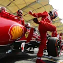 Kimi Raikkonen (FIN) Ferrari F14 T on the grid. Formula One World Championship, Rd2, Malaysian Grand Prix, Race, Sepang, Malaysia, Sunday, 30 March 2014