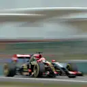 Romain Grosjean (FRA) Lotus E22. Formula One World Championship, Rd4, Chinese Grand Prix, Practice, Shanghai, China, Friday, 18 April 2014