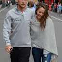Jenson Button (GBR) McLaren and girlfriend Jessica Michibata (JPN). Formula One World Championship, Rd8, Austrian Grand Prix, Practice, Spielberg, Austria, Friday, 20 June 2014