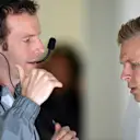 Mark Temple (GBR) McLaren Race Engineer and Kevin Magnussen (DEN) McLaren. Formula One World Championship, Rd8, Austrian Grand Prix, Practice, Spielberg, Austria, Friday, 20 June 2014