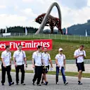 Valtteri Bottas (FIN) Williams walks the track. Formula One World Championship, Rd8, Austrian Grand Prix, Preparations, Spielberg, Austria, Thursday, 19 June 2014