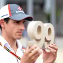 Adrian Sutil (GER) Sauber. Formula One World Championship, Rd8, Austrian Grand Prix, Preparations, Spielberg, Austria, Thursday, 19 June 2014