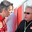 Gene Haas (USA) (right) founder, president, and sole stockholder of Haas Automation, and founder of the planned Haas Formula One team. Formula One World Championship, Rd7, Canadian Grand Prix, Qualifying, Montreal, Canada, Saturday, 7 June 2014