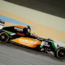 Sergio Perez (MEX) Force India VJM07. Formula One World Championship, Rd3, Bahrain Grand Prix, Practice, Bahrain International Circuit, Sakhir, Bahrain, Friday, 4 April 2014