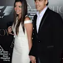 R-L: Pastor Maldonado (VEN) Lotus F1 Team and Gabriella Tarkany (VEN). F1 Party in aid of Great Ormond Street Children's Charity, Victoria and Albert Museum, London, England, Wednesday, 2 July 2014