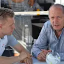 (L to R): Kevin Magnussen (DEN) McLaren and Ron Dennis (GBR) McLaren Executive Chairman. Formula One World Championship, Rd7, Canadian Grand Prix, Qualifying, Montreal, Canada, Saturday, 7 June 2014