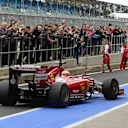 Jules Bianchi (FRA) Ferrari F14 T. Formula One Testing, Silverstone, England, Day Two, Wednesday, 9 July 2014