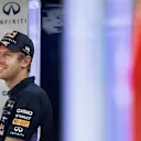 Sebastian Vettel (GER) Red Bull Racing. Formula One World Championship, Rd9, British Grand Prix, Preparations, Silverstone, England, Thursday, 3 July 2014