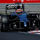 Jenson Button (GBR) McLaren MP4-29. Formula One World Championship, Rd11, Hungarian Grand Prix, Practice, Hungaroring, Hungary. Friday, 25 July 2014