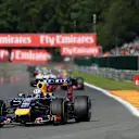 Race winner Daniel Ricciardo (AUS) Red Bull Racing RB10. Formula One World Championship, Rd12, Belgian Grand Prix, Race Day, Spa-Francorchamps, Belgium, Sunday, 24 August 2014