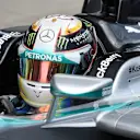Lewis Hamilton (GBR) Mercedes AMG F1 in parc ferme. Formula One World Championship, Rd8, Austrian Grand Prix, Qualifying, Spielberg, Austria, Saturday, 21 June 2014