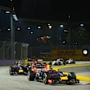 Sebastian Vettel (GER) Red Bull Racing RB10. Formula One World Championship, Rd14, Singapore Grand Prix, Marina Bay Street Circuit, Singapore, Race Day, Sunday, 21 September 2014