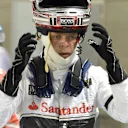 Kevin Magnussen (DEN) McLaren in parc ferme. Formula One World Championship, Rd14, Singapore Grand Prix, Marina Bay Street Circuit, Singapore, Qualifying, Saturday, 20 September 2014