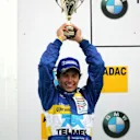 Podium, Sergio Perez (MEX), 4speed Media GmbH (2nd). Formula BMW ADAC Championship 2005, Rd 1&2, Hockenheimring. 17 April 2005