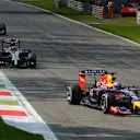 Sebastian Vettel (GER) Red Bull Racing RB10. Formula One World Championship, Rd13, Italian Grand Prix, Monza, Italy, Race Day, Sunday, 7 September 2014