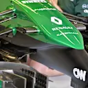 New nose on the Caterham CT05. Formula One World Championship, Rd12, Belgian Grand Prix, Practice, Spa-Francorchamps, Belgium, Friday, 22 August 2014
