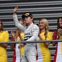 Nico Rosberg (GER) Mercedes AMG F1 celebrates on the podium. Formula One World Championship, Rd12, Belgian Grand Prix, Race Day, Spa-Francorchamps, Belgium, Sunday, 24 August 2014