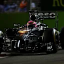 Jenson Button (GBR) McLaren MP4-29. Formula One World Championship, Rd14, Singapore Grand Prix, Marina Bay Street Circuit, Singapore, Practice, Friday, 19 September 2014