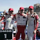 Race 1 results:
1st Jules Bianchi (FRA) ART Grand Prix, centre.
2nd Valtteri Bottas (FIN) ART Grand Prix, left.
3rd Esteban Gutierrez (MEX) ART Grand Prix, right.
Formula Three Euroseries, Rd6, Nurburgring, Germany, 14-16 August 2009.