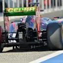 Daniil Kvyat (RUS) Scuderia Toro Rosso STR8 with aero paint on the rear wing. Formula One Testing, Day One, Bahrain International Circuit, Sakhir, Bahrain, Wednesday, 19 February 2014 © Sutton Images. No reproduction without permission