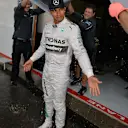 Lewis Hamilton (GBR) Mercedes AMG F1 takes the ice bucket challenge following his nomination by Daniel Ricciardo (AUS) Red Bull Racing.
Formula One World Championship, Rd12, Belgian Grand Prix, Practice, Spa-Francorchamps, Belgium, Friday 22 August 2014. © Sutton Motorsport Images